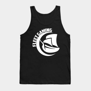 Fleet gaming white logo Tank Top